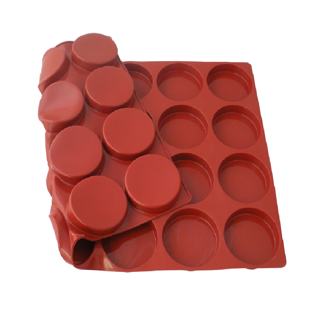 [MA-003045] SILIKONMATTE 40x60 RUND 24stk ø90mm 