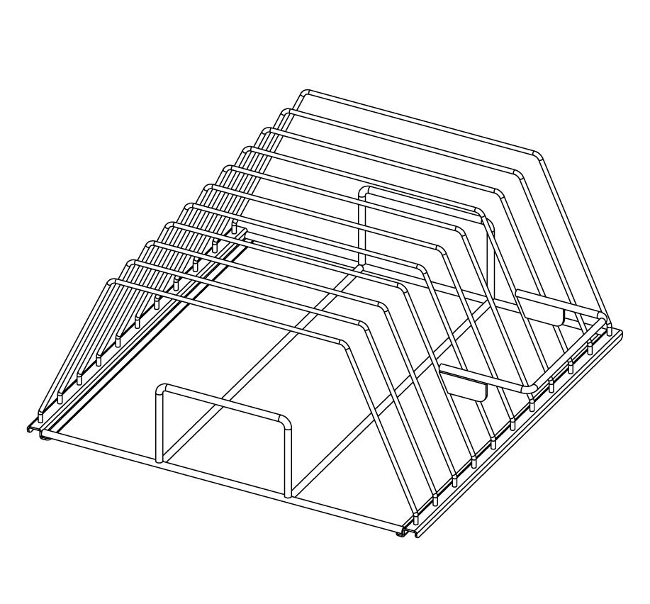 [OTRX-24181] PLADESTATIV 50x50 til OPVASKMASKINE