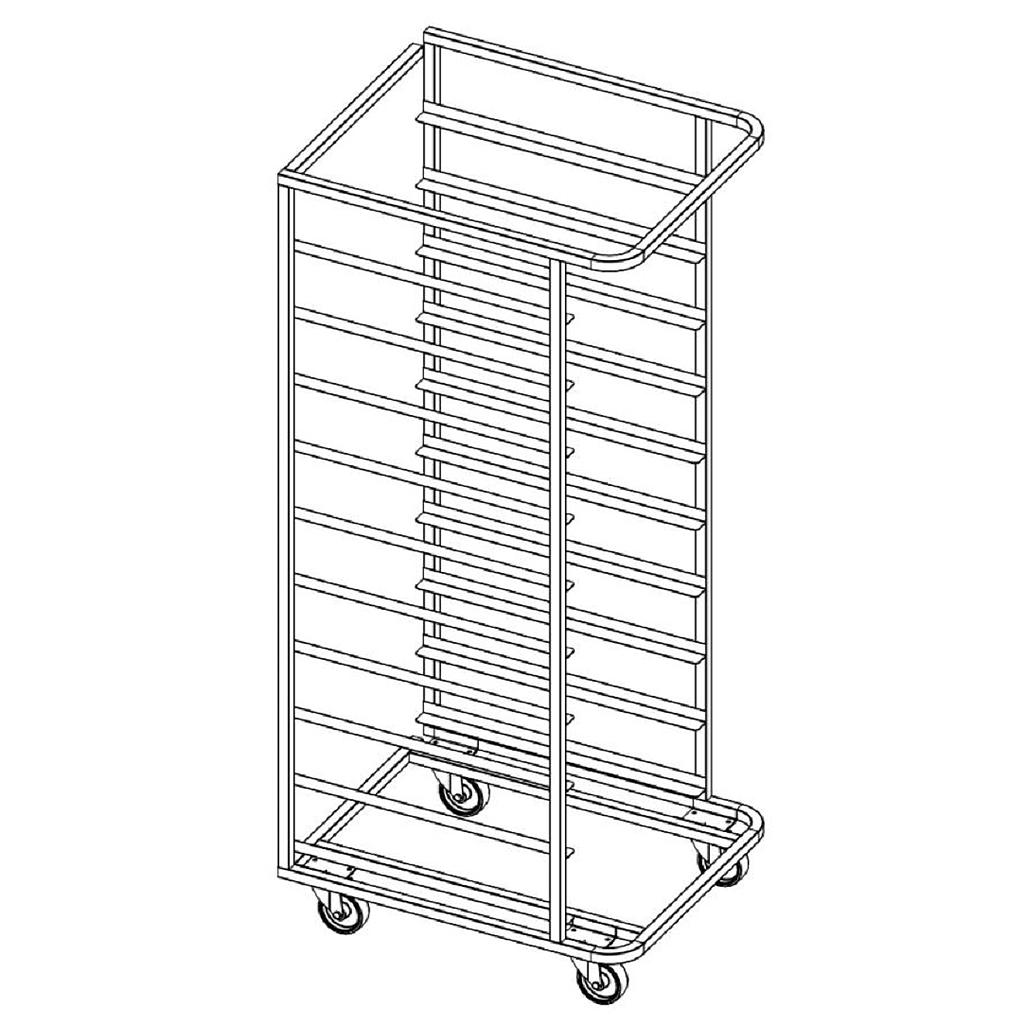 [SRRX-2022-03-011] HÆVEVOGN 60x80 10-stik *Håndholt loader ingår ikke