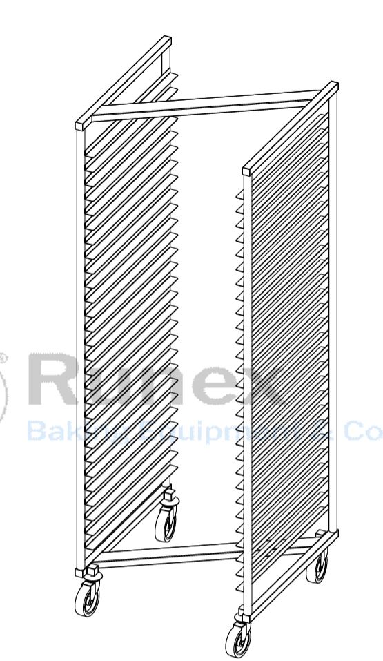LAGERTRALLE 55x59 28-gejder Z-type ø25mm **OUTLET**