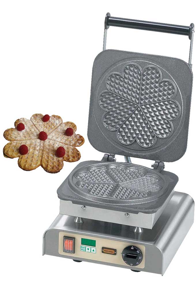 VAFFELJERN PRO-1 HJERTE STORT