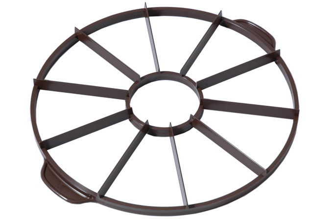 [LA-33550] LAGKAGEDELER ø265mm 10-biter Plast 