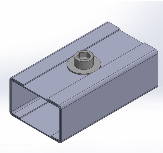 STYRESKINNE BUND 140x75mm til Z-STIK 
