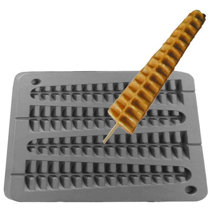 [EN-31-40759] STEGEPLADE LOLLY-ON-A-STIK 4 vaffel 'BakingSystem' **OUTLET**
