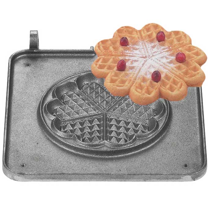 [EN-32-40747] STEKEPLATE LITET HJERTE ø150mm Støpejern 'BakingSystem' **OUTLET**