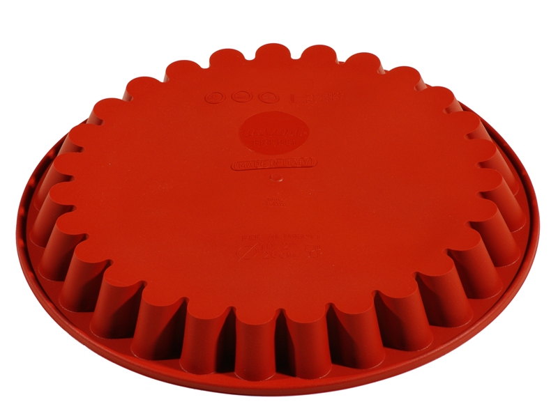 SILIKONFORM RUND BØLGET 1,35L ø260x30mm