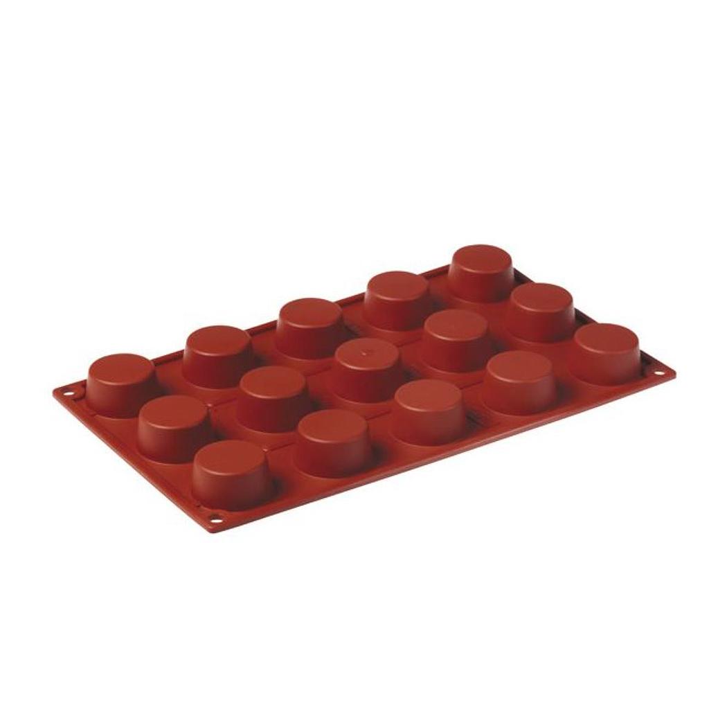 SILIKONFORM GN1/3 RUND PETIT FOUR 15st ø40mm 