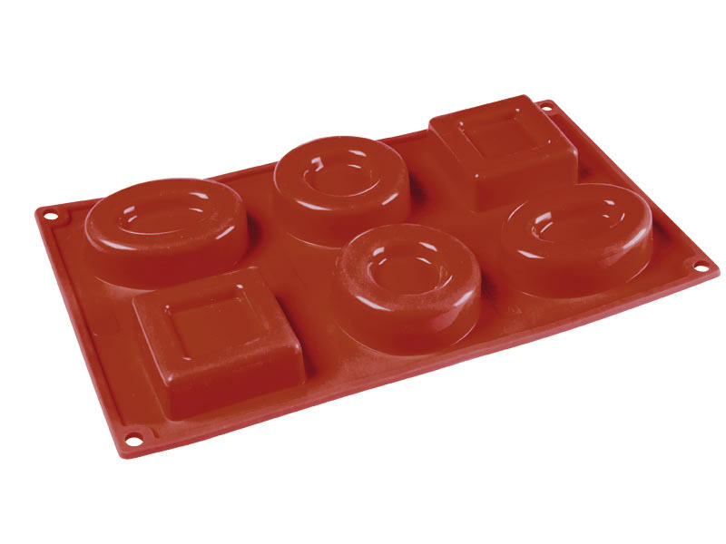 [PI-FR070] SILIKONFORM GN1/3 MIKS RUND/OVAL/FIRKANT SAVARIN 75ml 