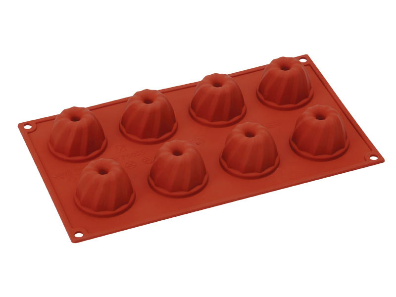 SILIKONEFORM GN1/3 SUKKERKAKE 8st ø52mm 