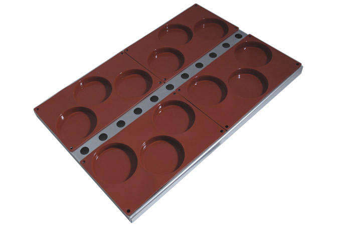 MALPLATE 40x60 til 4x Silikonform ’PI-FR023’