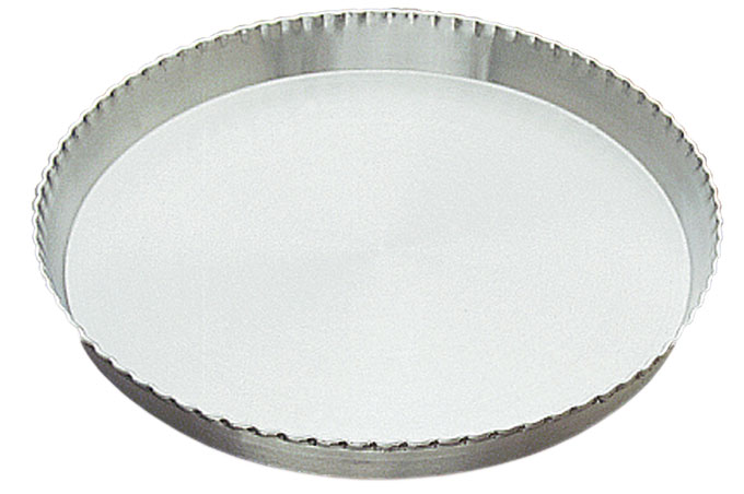 [TG-625540] KAKEFORM PAIFORM BØLGET RUND ø260/237x25mm Aluminium 