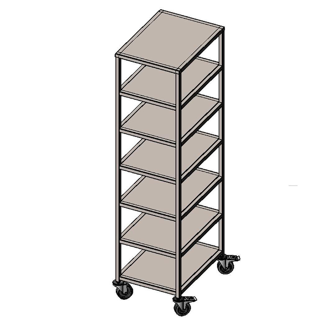 INGREDIENSVOGN 40x60 med 6 ETASJER