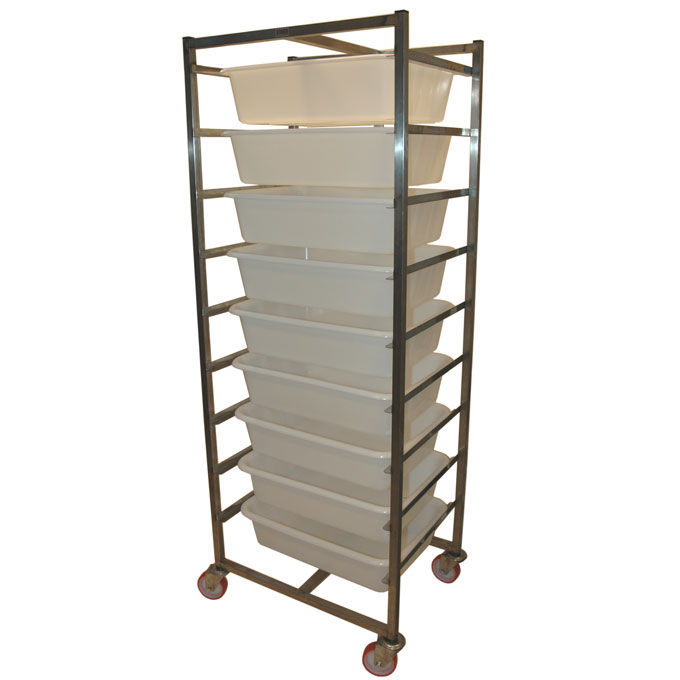 [SRRX-ZTS925] INGREDIENSVOGN med 9x25L plastbeholdere