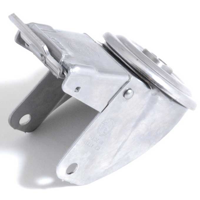 [TR-050767] HJULGAFFEL ø100mm Centerhul BREMSE HÅRD Galvaniseret stål 