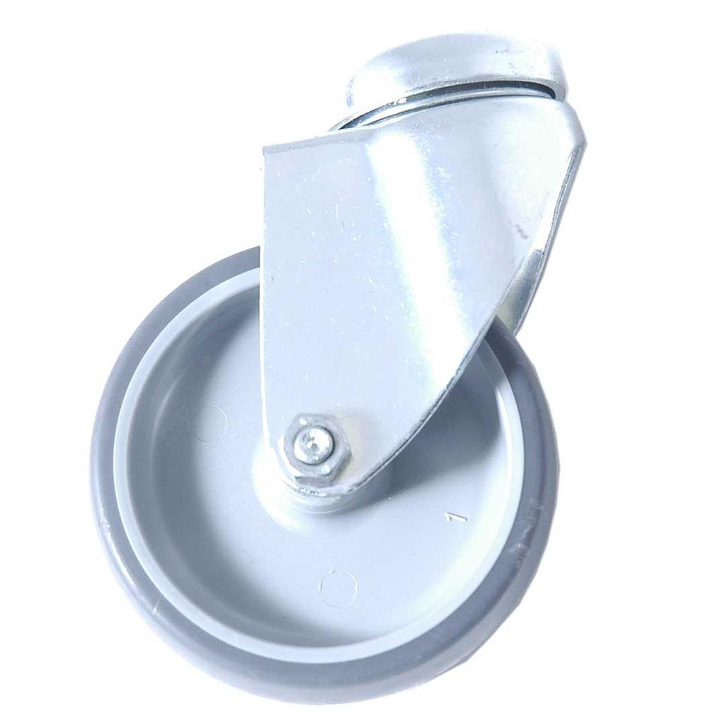 [TR-383303] HJUL KOMPLETT ø75mm Centrumhål Galvaniserat stål