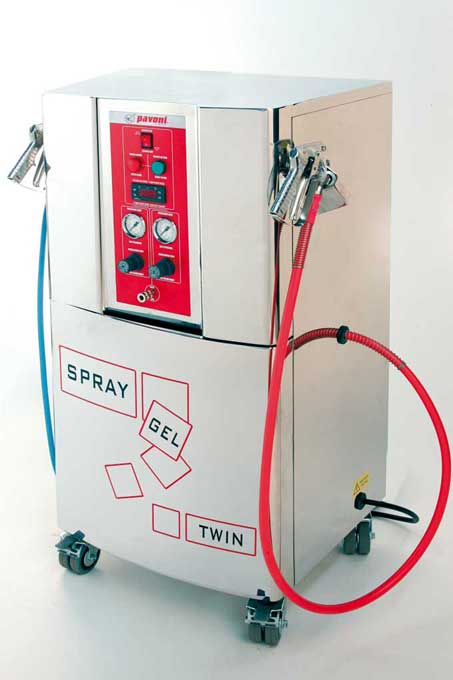 [PI-SPRAYGELTWIN/F] GELÉSPRØYTE Pavoni Twin/F Varm & Kall