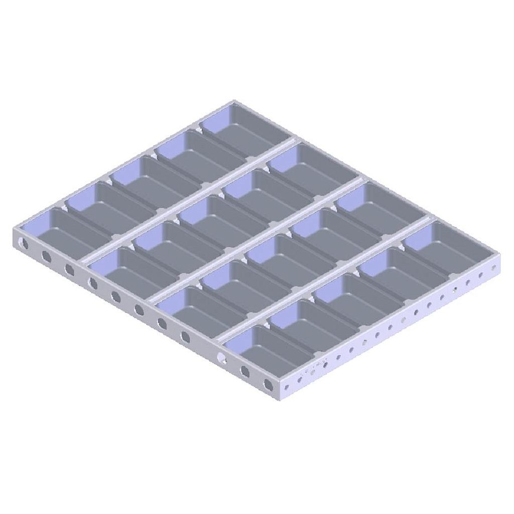 FORMSETT 50x60 20x0,3L DD-type 130mm FOCACCIA MINI