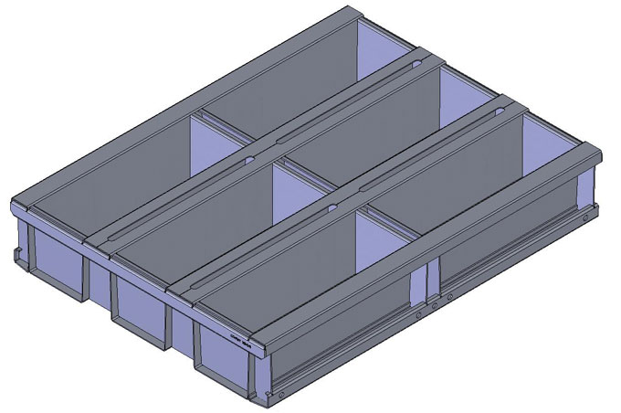 [SLRX-14729-re] FORMSET 46x61 6x2,6L SL-typ 280mm RilonElast