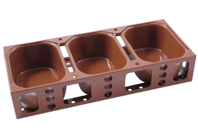 [DDRX-16136-re] FORMSÆT 46x19 3x1,6L DD-type 175mm FARMHOUSE 400g RilonElast