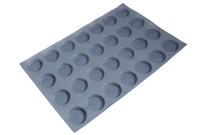 SILIKONMATTE 40x60 RUND 28stk ø70mm 