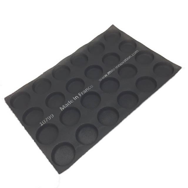 [MA-010799] SILIKONMATTA 40x60 RUND 24st ø75mm