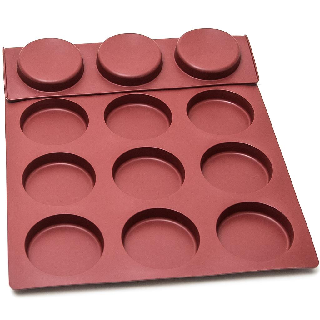 [MA-011309] SILIKONMATTE 40x60 RUND 15stk ø100mm 