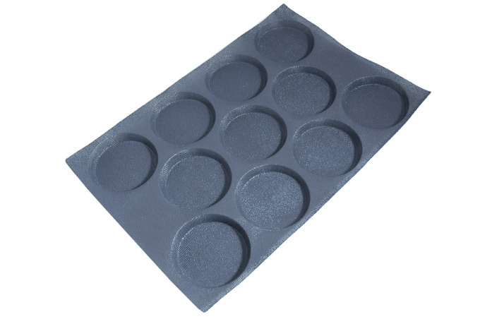[MA-010798] SILICONE MAT  40x60 ROUND 11st ø114mm