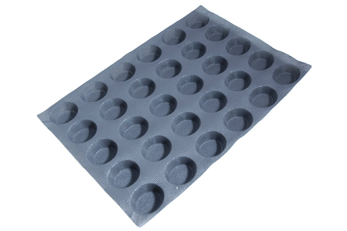 [MA-010868] SILIKONEMÅTTE 40x60 OVAL 30stk 71mm 
