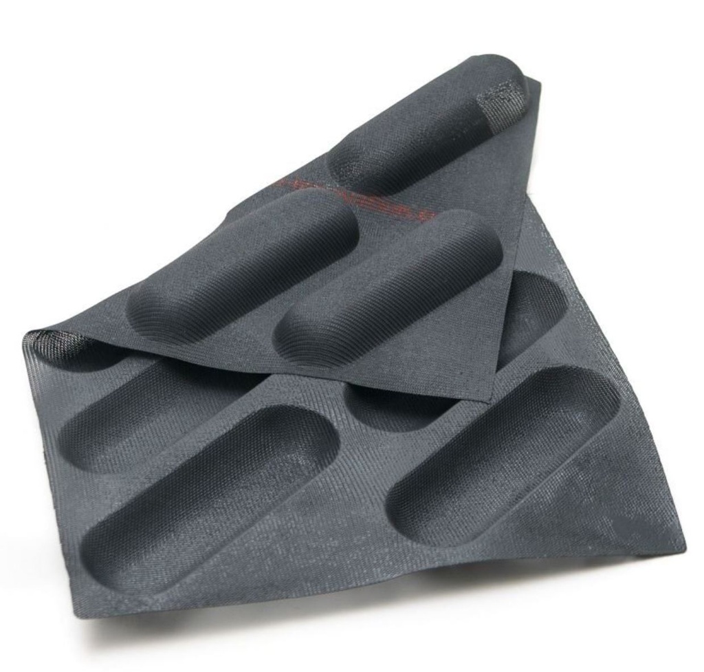 SILICONE MAT  40x60 BAGUETTE 10st 200mm 