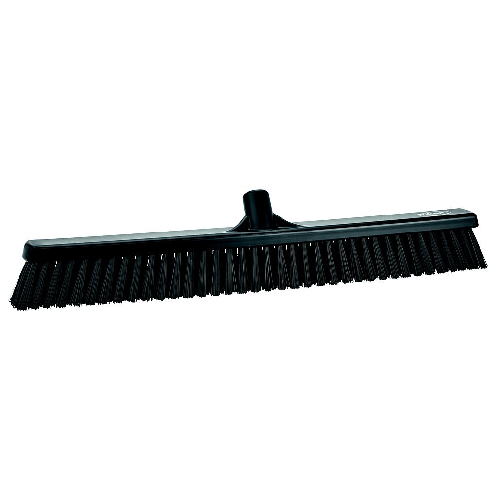 FEJEBØRSTE 610mm Blød/hård SORT  