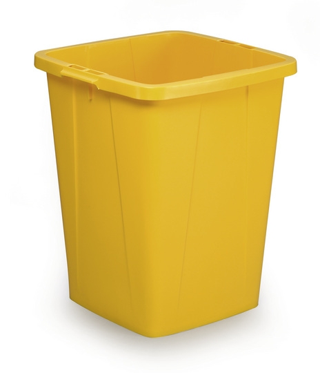 BIN 90L SQUARE YELLOW